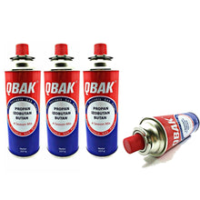 Cargar imagen en el visor de la galería, Cartucho de Gas ISO-250 Butano 227g 400ml, Bombona de gas, Recambio Lata de Gas para Hornillo portátil de camping o Soplete Quemador 4 unds