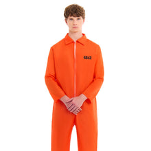 Cargar imagen en el visor de la galería, Disfraz Preso Presidiario de Adulto Hombre para Fiesta de Carnaval Halloween Teatro