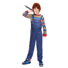 Cargar imagen en el visor de la galería, Maxia Fiesta - Disfraz Muñeco Asesino Niño Infantil Para Fiestas Halloween Carnaval