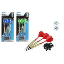 Cargar imagen en el visor de la galería, 9 Dardos puntas plstico Flexibles para Diana electrónica + 72 Puntas Flexibles