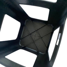 Cargar imagen en el visor de la galería, Taburete Silla de plástico Estilo Rattan vario colores, Banco Asiento Cuadrado, Muebles de exterior Sillas de jardín