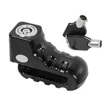 Cargar imagen en el visor de la galería, Candado de Moto, Cerradura de Moto de bloqueo de disco antirrobo para motocicletas Scooters Bicicletas 2 llaves incluidas Dispositivo de seguridad sin alarma