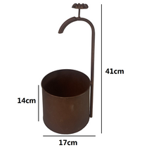 Cargar imagen en el visor de la galería, Macetero de Metal con forma de grifo, Maceta de Decoraión para Jardín Terraza Balcón