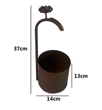 Cargar imagen en el visor de la galería, Macetero de Metal con forma de grifo, Maceta de Decoraión para Jardín Terraza Balcón