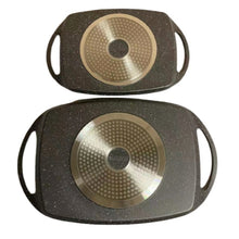 Cargar imagen en el visor de la galería, Parrilla antiadherente Plancha lisa-plana especial induccion adpto. a Todo tipo cocinas