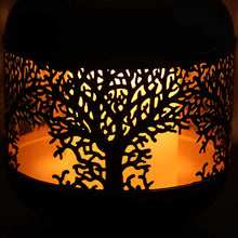 Cargar imagen en el visor de la galería, Candelabro Portavela Metal Dorado y Negro para Decoración de Casa