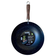 Cargar imagen en el visor de la galería, Kadal - Sartén Wok Piedra Black antiadherente para hacer comida china 24 , 30 cm
