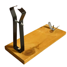 Cargar imagen en el visor de la galería, Soporte jamonero madera para Jamon Deshuesado 39.5 x 27.5 x 16.5 cm