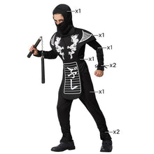 Cargar imagen en el visor de la galería, Disfraz Ninja Niño Infantil Países del Mundo para Carnaval Fiesta Teatro