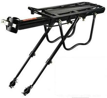 Cargar imagen en el visor de la galería, Portaequipaje trasero para bicicleta, Transportin de bicicleta, Soporte de parrilla trasero aluminio para bici