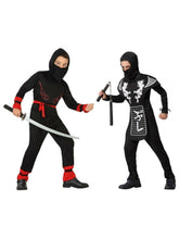 Cargar imagen en el visor de la galería, Disfraz Ninja Niño Infantil Países del Mundo para Carnaval Fiesta Teatro
