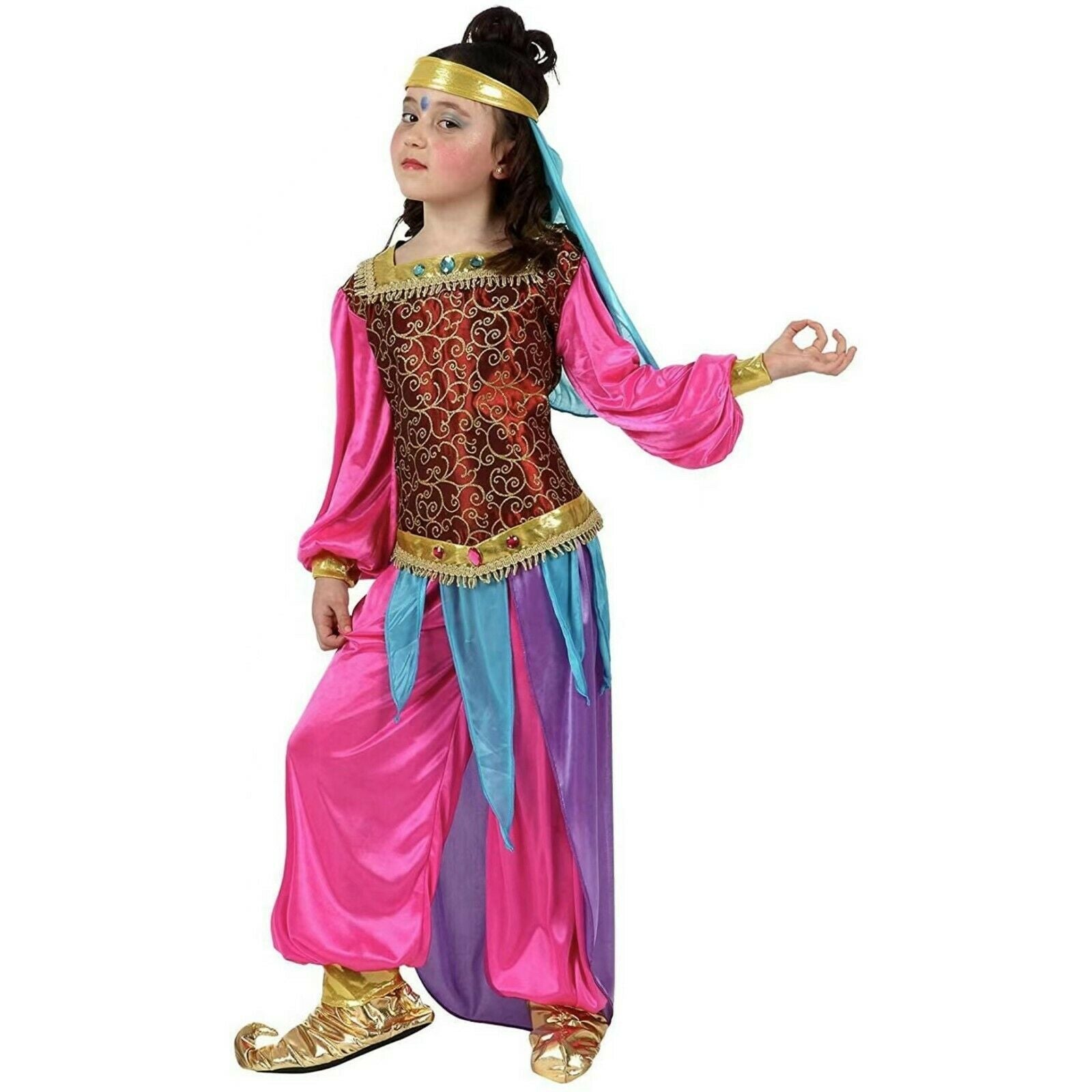 Disfraz Bailarina Arabe Niña Infantil para Carnaval Fiesta Teatro – Maxia  Market