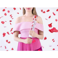 Cargar imagen en el visor de la galería, 4 Cañones Cañon Confettis 40cm Pétalos De Rosa Color Rojo