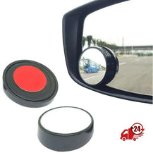 Cargar imagen en el visor de la galería, 2 espejos retrovisores automoción redondos pequeños convexos ajustables ángulo