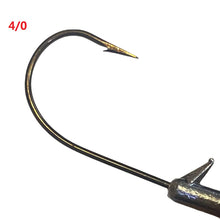 Cargar imagen en el visor de la galería, 20 Unds Anzuelos plomados varias medidas para montar Señuelos de Vinilo spinning