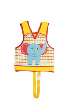 Cargar imagen en el visor de la galería, Chaleco salvavidas infantil aprendizaje niños multicolor para playa o piscina