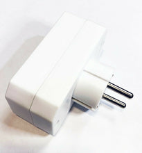 Cargar imagen en el visor de la galería, PACK 2 Adaptadores de regleta de enchufe con 2 Tomas PLANO,1 Toma DE REDONDO