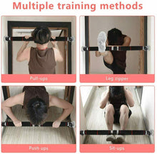 Cargar imagen en el visor de la galería, Barra de dominadas Ajustable, Entrenamiento Hogar Barras Horizontales Ejercicios