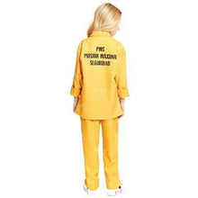 Cargar imagen en el visor de la galería, Disfraz Presidiaria Uniforme Amarillo Niña Infantil Cine y TV Carnaval Fiesta