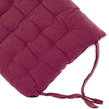 Cargar imagen en el visor de la galería, Cojin Acolchados Algoton y Poliester Para Sillas de 40 x 40 cm Para Silla de Jardín, Comedor, Cocina