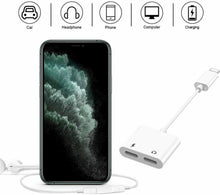 Cargar imagen en el visor de la galería, 2 en 1 Adaptador de auriculares para iphone 7/8/X/XR/XS/XS Max/ 11/11 Pro Max/12
