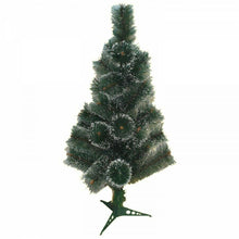 Cargar imagen en el visor de la galería, Árbol de pino negro y verde con nieve Navidad Artificial rama soporte metal PVC 60-210 cm