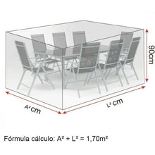 Cargar imagen en el visor de la galería, Cubre mesas peva funda cobertora protectora rectangular 170 x 90 cm impermeable