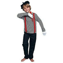 Cargar imagen en el visor de la galería, Disfraz Mimo Niño Carnaval Profesiones Fiesta Teatro Cumpleaños