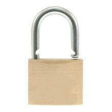 Cargar imagen en el visor de la galería, Candado dorado antirrobo seguro cerradura cerrojo de seguridad interior exterior