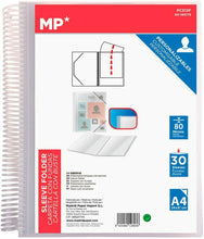 Cargar imagen en el visor de la galería, Carpeta Clasificadora con Anillas, 20 Fundas A4 con Portada Personalizable