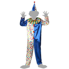 Cargar imagen en el visor de la galería, Disfraz Payaso Arlequín Unisex Hombre Mujer Adulto para Carnaval Fiesta Teatro Cumpleaños