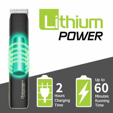 Cargar imagen en el visor de la galería, Corta pelos inalámbrico cortapelos recargable barba profesional negro