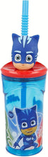 Cargar imagen en el visor de la galería, Vaso Infantil Con Pajita Y Tapa Con Figurita 3d Y Capacidad De 360 Ml
