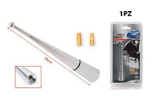 Cargar imagen en el visor de la galería, Antena coche auto automovil UNIVERSAL AM FM PLATA MOTO XXL SILVER