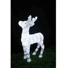 Cargar imagen en el visor de la galería, Reno Navidad 3D LED luz blanca decoracion interior noche lampara adorno ciervo