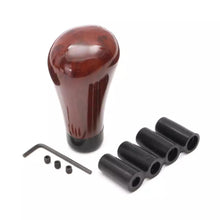Cargar imagen en el visor de la galería, Pomo de cambio Manual Universal de madera de nogal, perilla de palanca de cambio