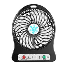 Cargar imagen en el visor de la galería, Mini ventilador recargable portatil de ordenador USB recargable enfriador