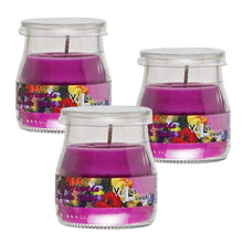 Cargar imagen en el visor de la galería, 3 Velas Taco Yoghurt Perfumada Vela En Vaso Para El Hogar Casa Fragancia