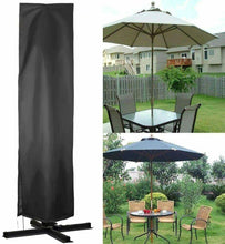 Cargar imagen en el visor de la galería, FUNDA SOMBRILLA JARDÍN 200X60CM VERDE CONSERVAR GIRATORIA Aire Secadora Cubierta