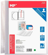 Cargar imagen en el visor de la galería, Carpeta Clasificadora con Anillas, 20 Fundas A4 con Portada Personalizable