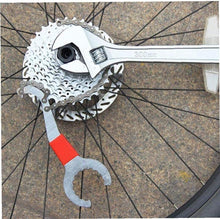 Cargar imagen en el visor de la galería, Cadena herramienta bici removedor de Rueda Libre Llave de pedalier portátil