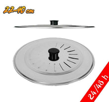 Cargar imagen en el visor de la galería, Tapadera Adaptable Tapa para Olla de Acero Inoxidable Sarten Cacerola Cocina
