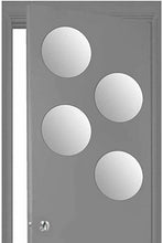 Cargar imagen en el visor de la galería, Set de 4 espejos cuadrado redondo adhesivos 30X30 y 20x20 lote decoración hogar