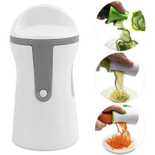 Cargar imagen en el visor de la galería, Pelador Cortador Corte En Espiral 3 En 1 Para Cortar Verduras Y Frutas En Espiral, Hoja fina Hoja ancha Hoja Acero Agarre Firme