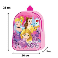 Cargar imagen en el visor de la galería, Mochila Mini Princess 25Cm Satin Mochila Escolar Regalo Niños Material Colegio
