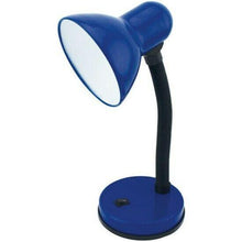Cargar imagen en el visor de la galería, Lámpara flexo 14.2 x 35 cm metal y plástico rojo gris azul