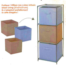 Cargar imagen en el visor de la galería, Estanteria 3/4/6 Compartimentos Negro Casa y jardín Almacenamiento y organización del hogar Soportes y estanterías