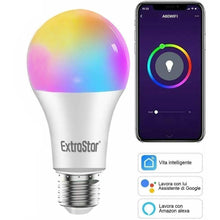 Cargar imagen en el visor de la galería, Bombilla Alexa LED Intelligente E27, 15W, 1400lm, Regulable Multicolor + Luz Cálida o Blanca, 16 Millones de Colores, Funciona con Alexa y Google Home