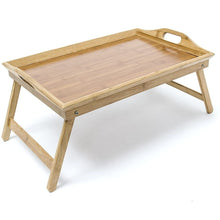 Cargar imagen en el visor de la galería, Mesita Bandeja Plegable para Cama, mesita para desayunos con Patas Plegables