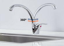 Cargar imagen en el visor de la galería, Grifo de Cocina para Fregadero Monomando Caño giratorio agua fría y caliente